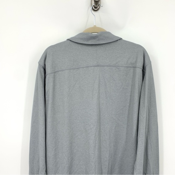 Duluth Trading Men Size XL Shirt Button Down Top Long Sleeve Gray Powercord - Picture 5 of 8